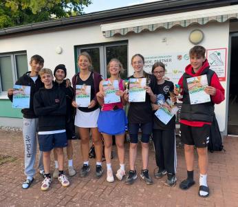 HSG-Tennis kürt neue Jugend-Vereinsmeister